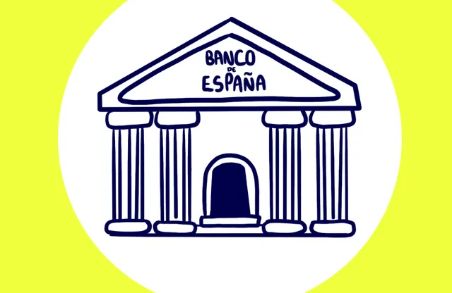 Dibujo Banco de España Importante tener la licencia de Entidad de Dinero Electrónico Silbo Money imagen principal