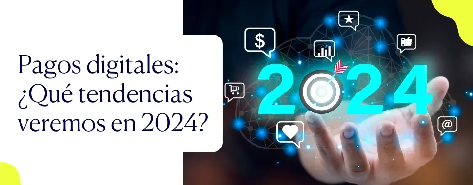 Silbo Money-blog-Mano de persona con el número 2024 y emojis de dinero, estrellas, like, insights, arroba, me gusta, carrito de la compra.