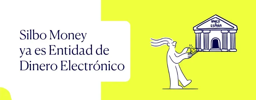 Silbo Money ya es Entidad de Dinero Electrónico Avatar de Silbo Money EDE yendo al Banco de España para celebrar que ya tenemos la licencia de Entidad de Dinero Electrónico